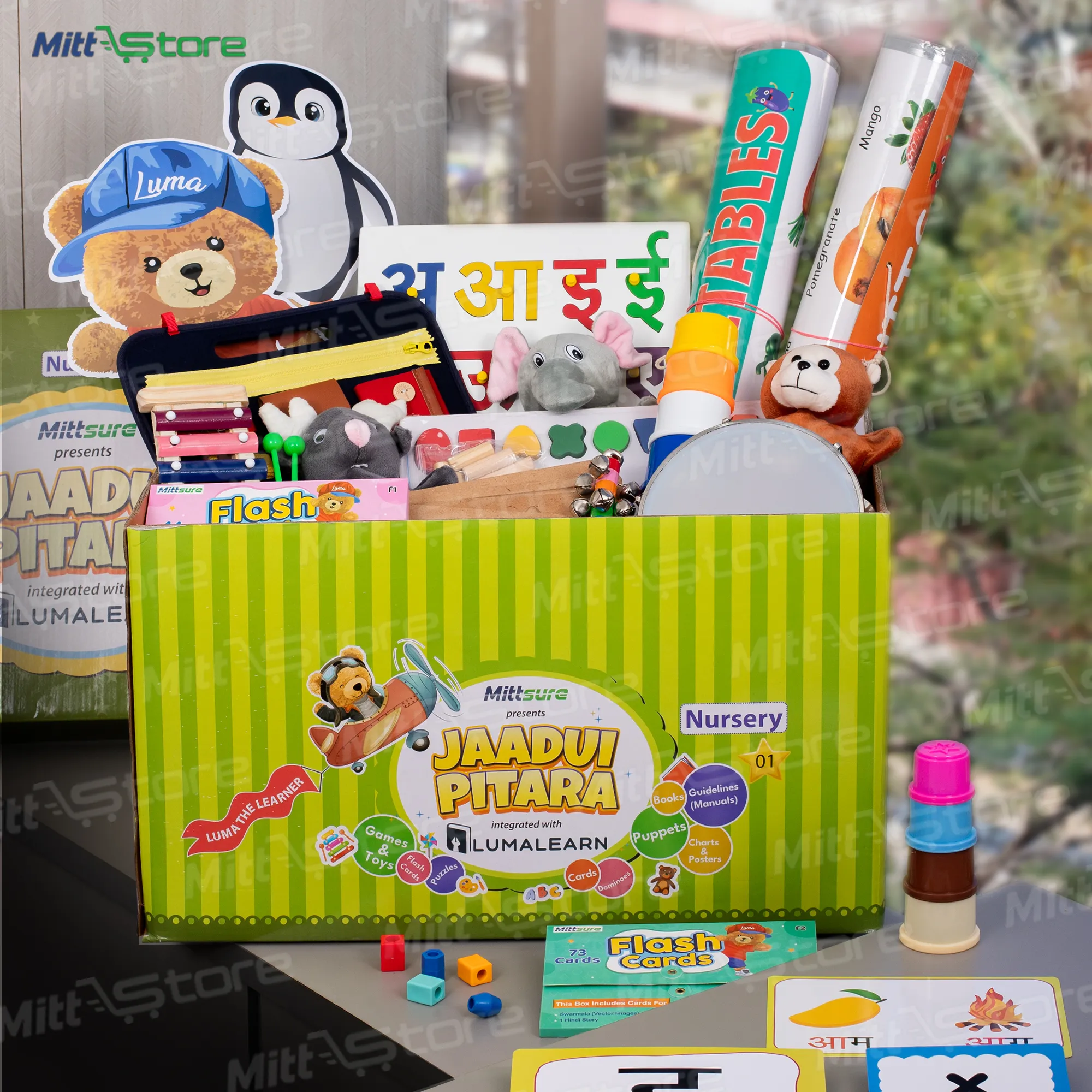 Jaadui Pitara with "Teacher Manual" - Nursery Learning Kit | Interactive & Engaging Preschool Learning for 3-4 Years | A Magical Beginning to Your Child's Learning Journey