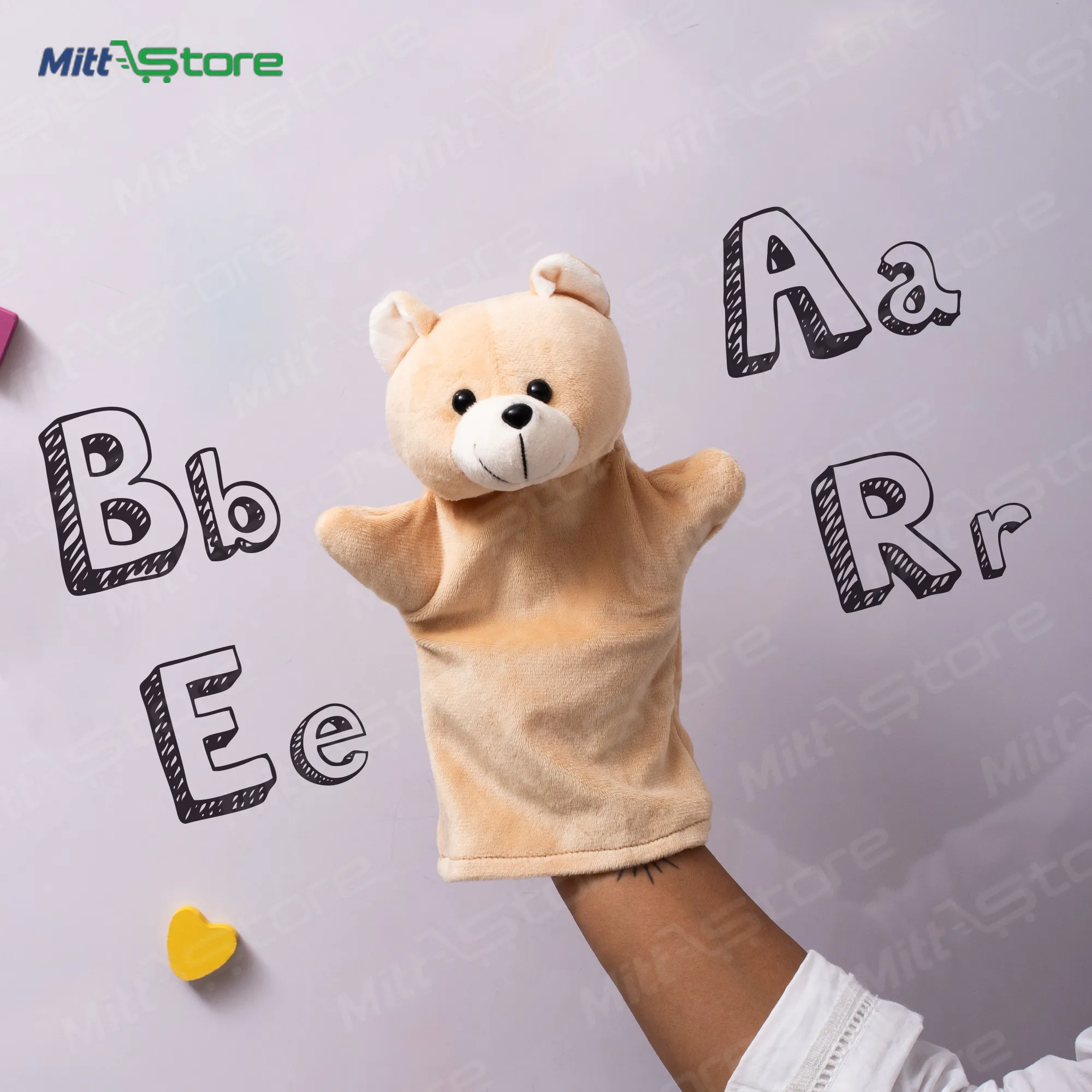 Bear Hand Puppets – Fun & Educational Storytelling Toy for Kids