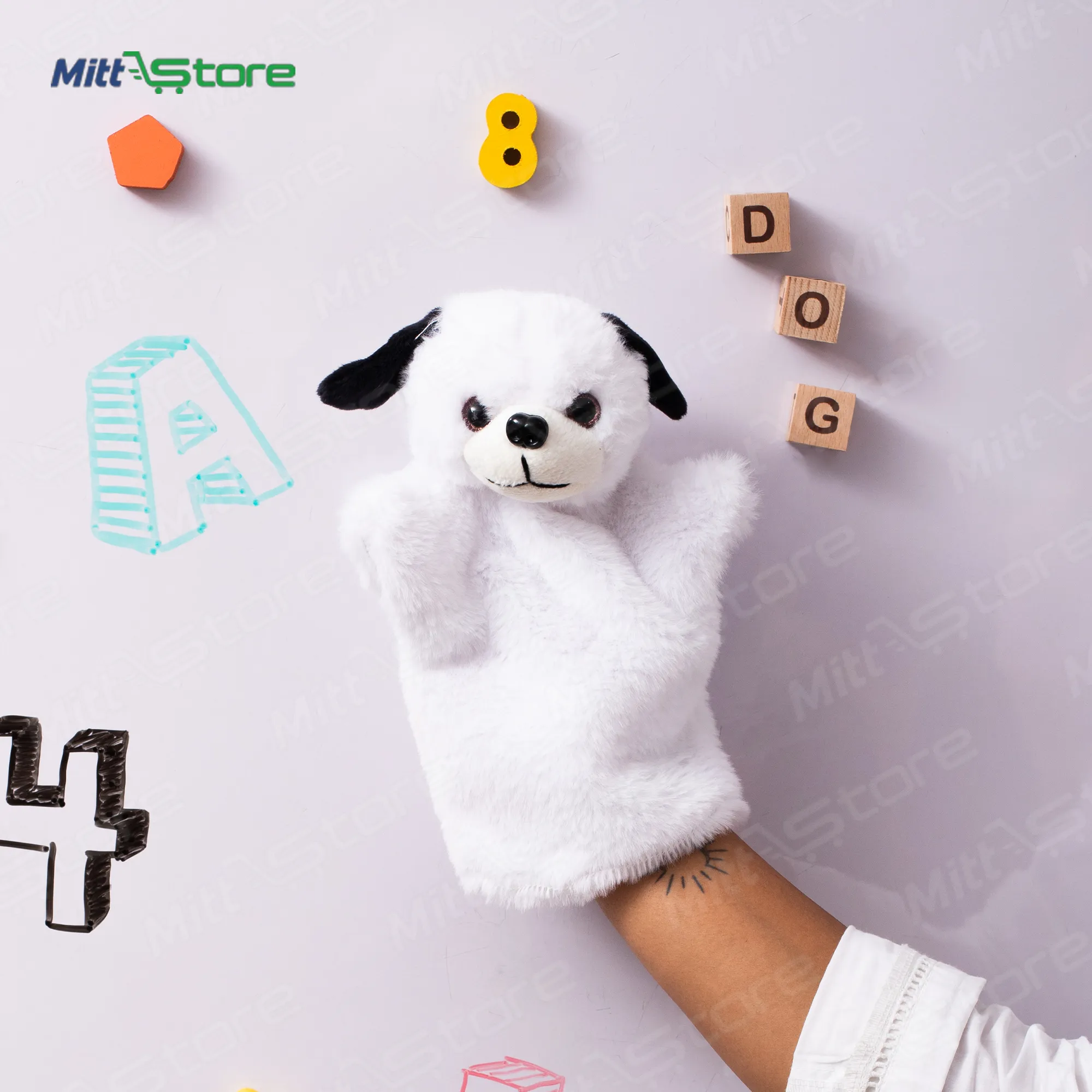 Dog Hand Puppets – Fun & Educational Storytelling Toy for Kids