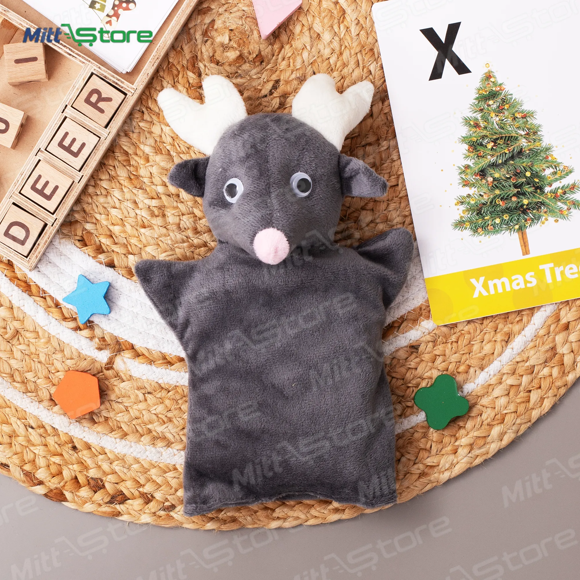 Reindeer Hand Puppets – Fun & Educational Storytelling Toy for Kids