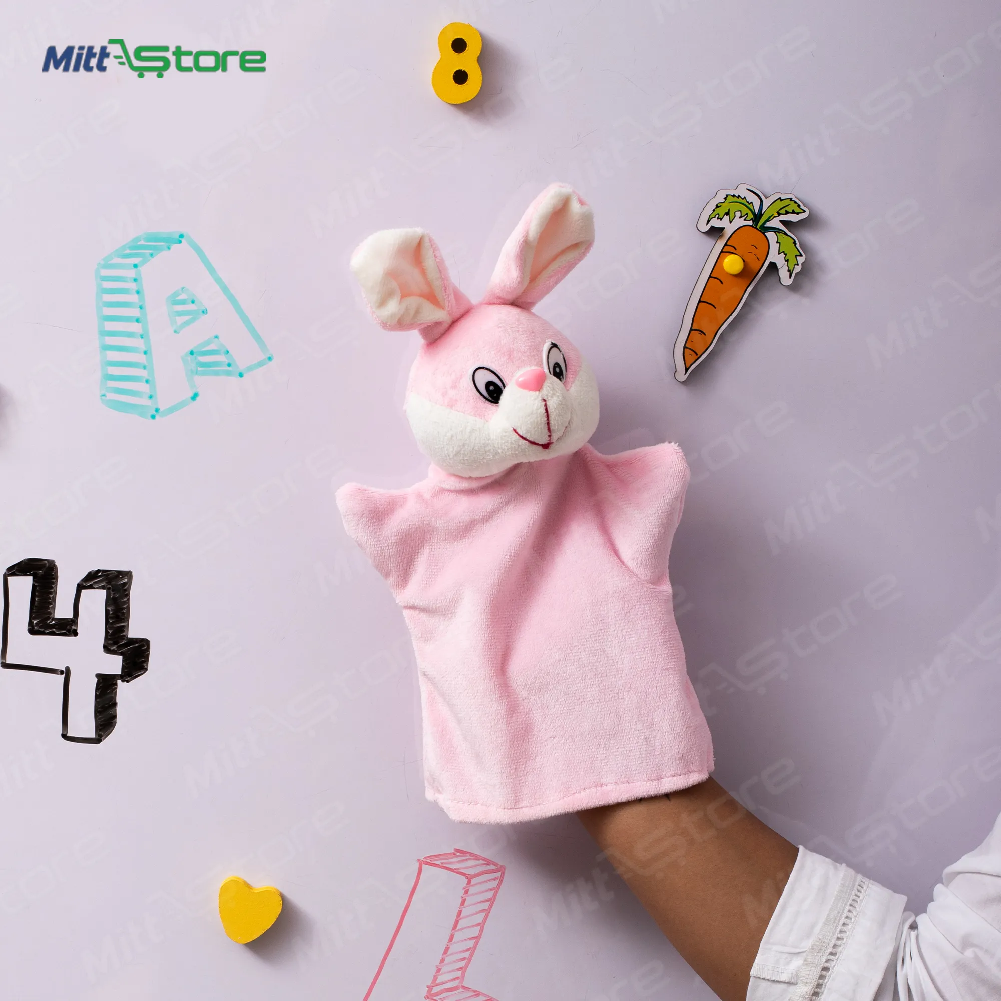 Rabbit Hand Puppets – Fun & Educational Storytelling Toy for Kids