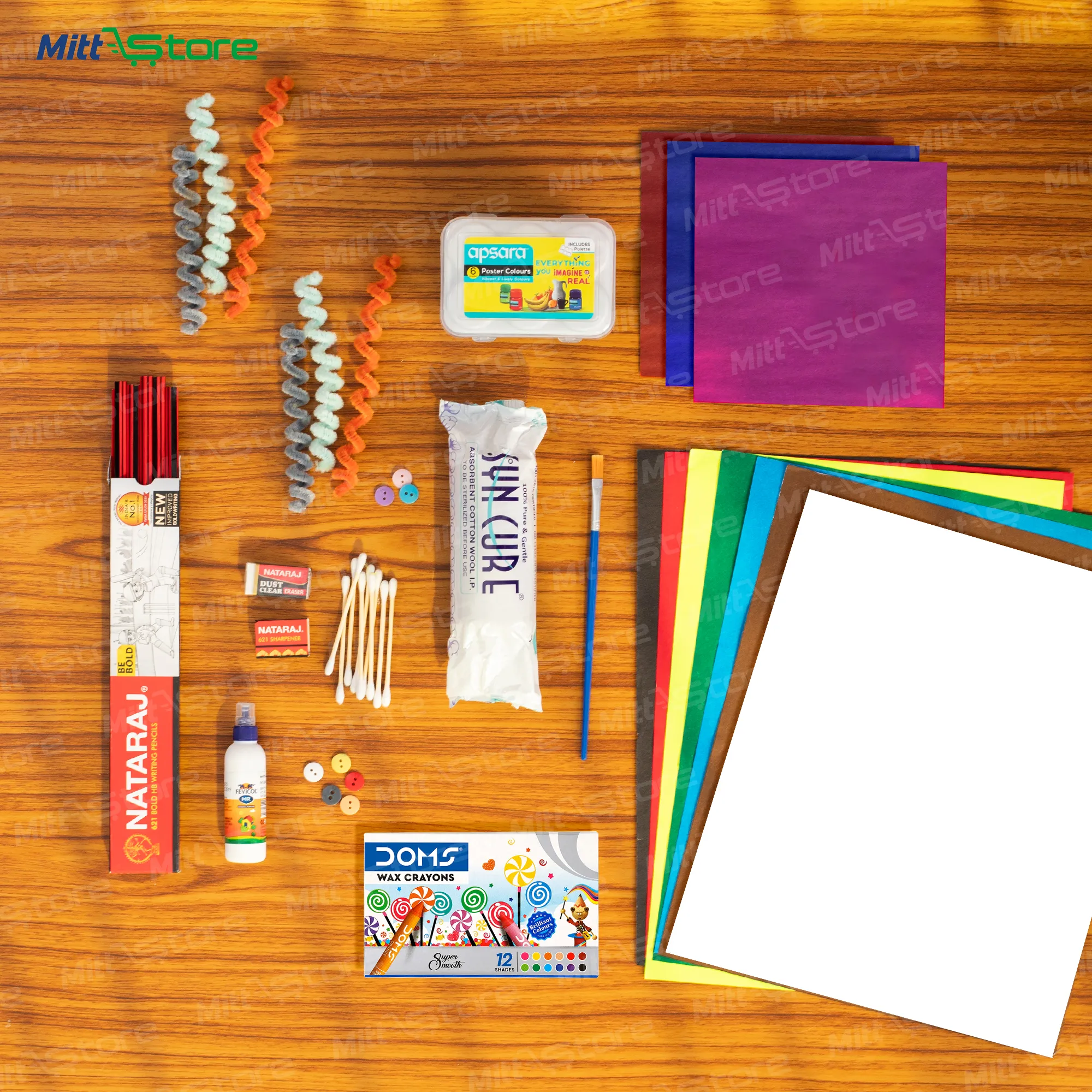 Activity Kit with Colors and Luma Learn Art Book – Nursery Level