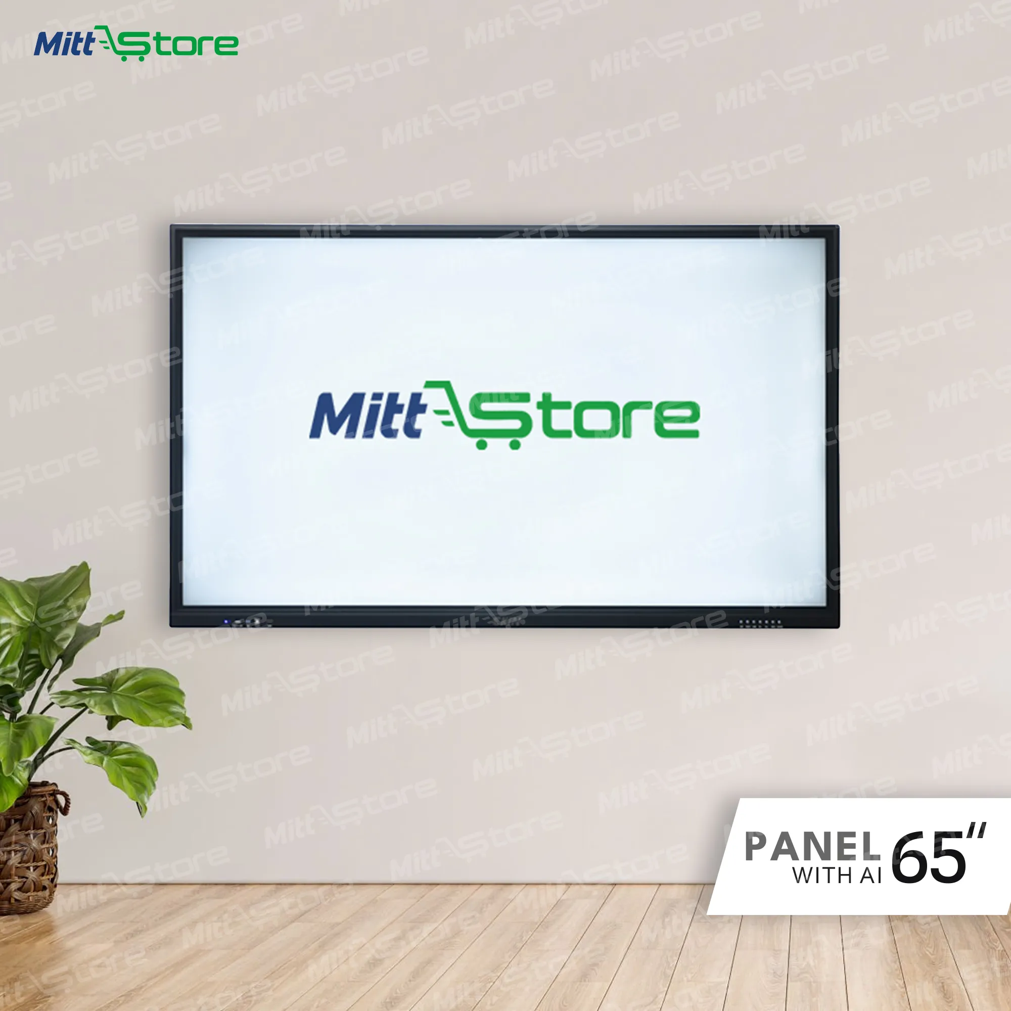 65- Inch Smart Interactive Display with AI – Dual Pen Support & NEP-Ready Technology