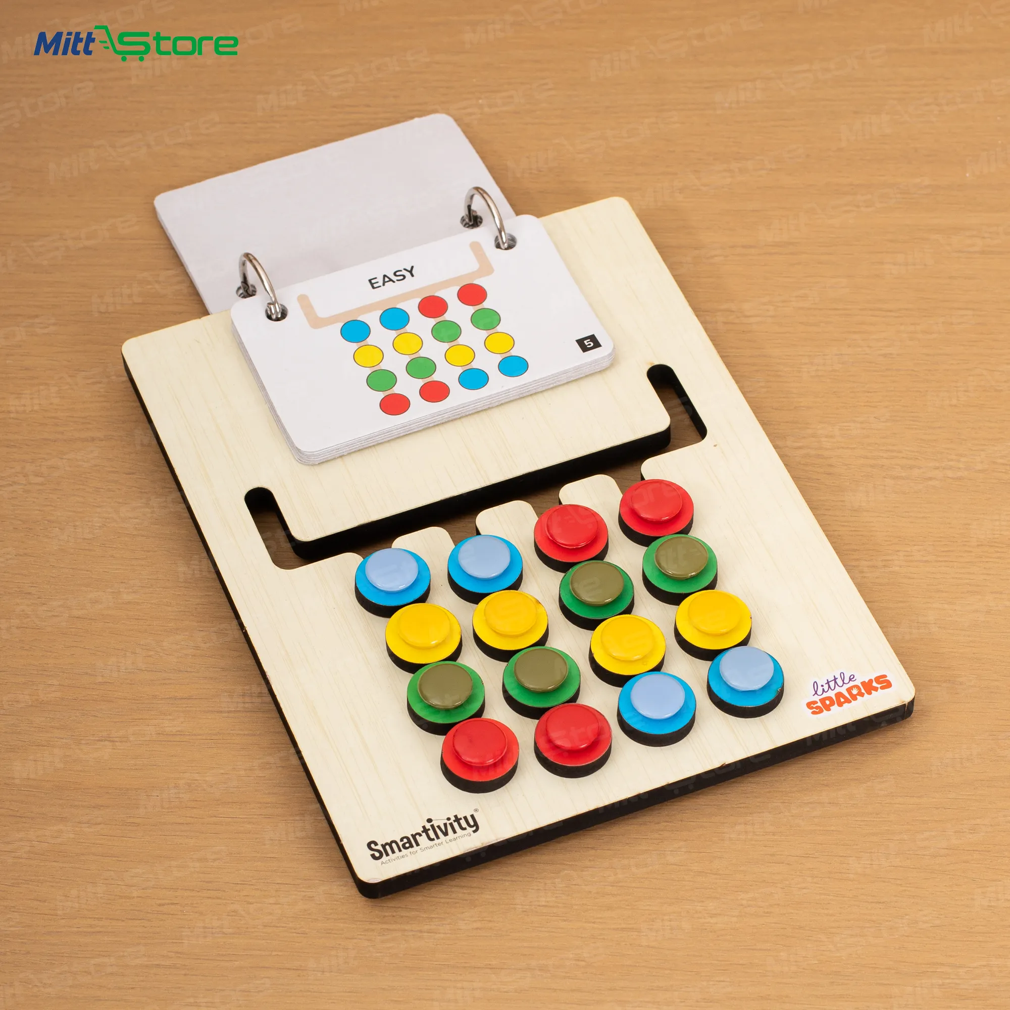 Colour Coder Coding Kit for Kids  – Learn Coding Basics Hands-On | Travel-Friendly Brain Puzzle | STEM Educational Toy