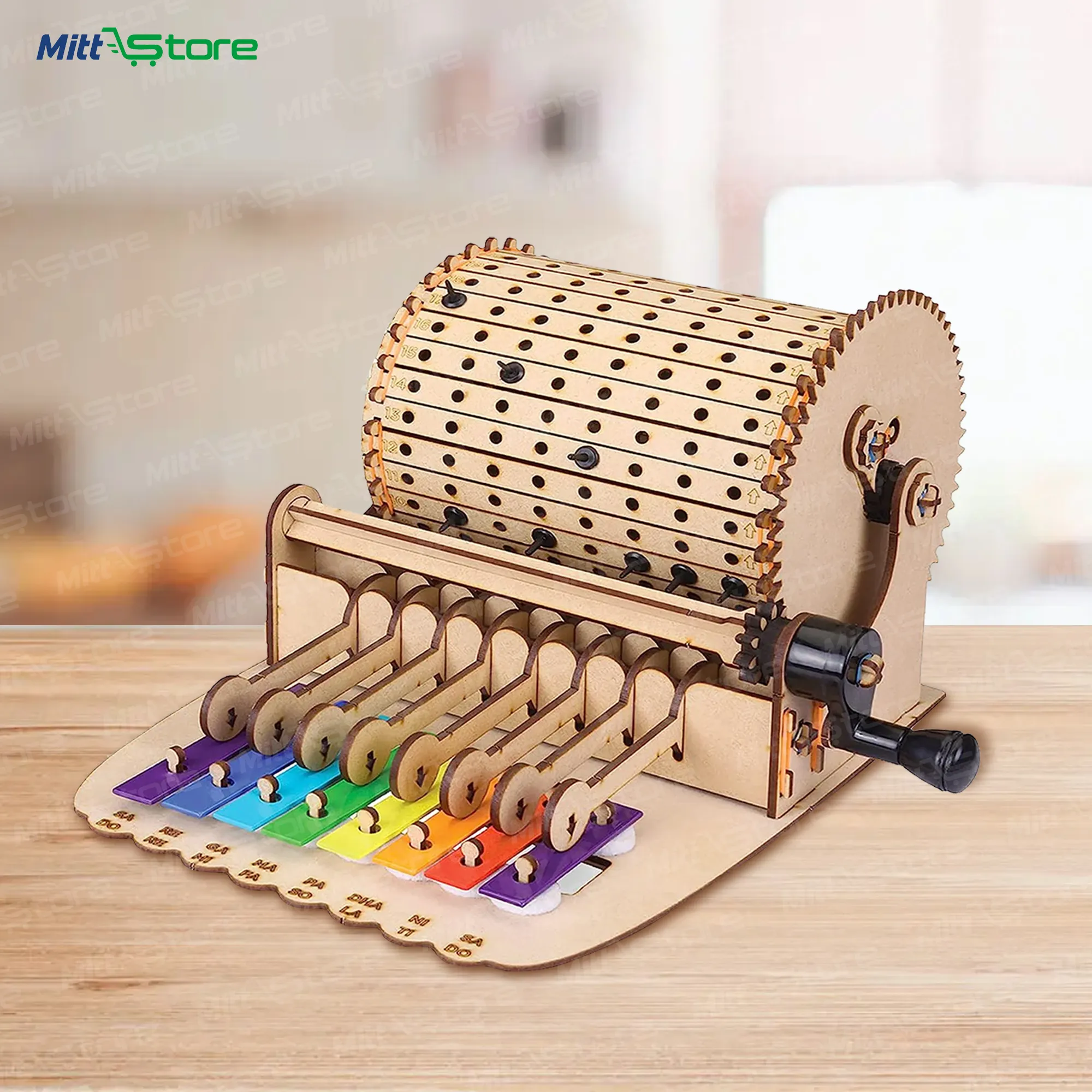 Music Machine STEM DIY Kit for Kids– Build & Compose Tunes | Learn Gear Mechanics & Sound Science