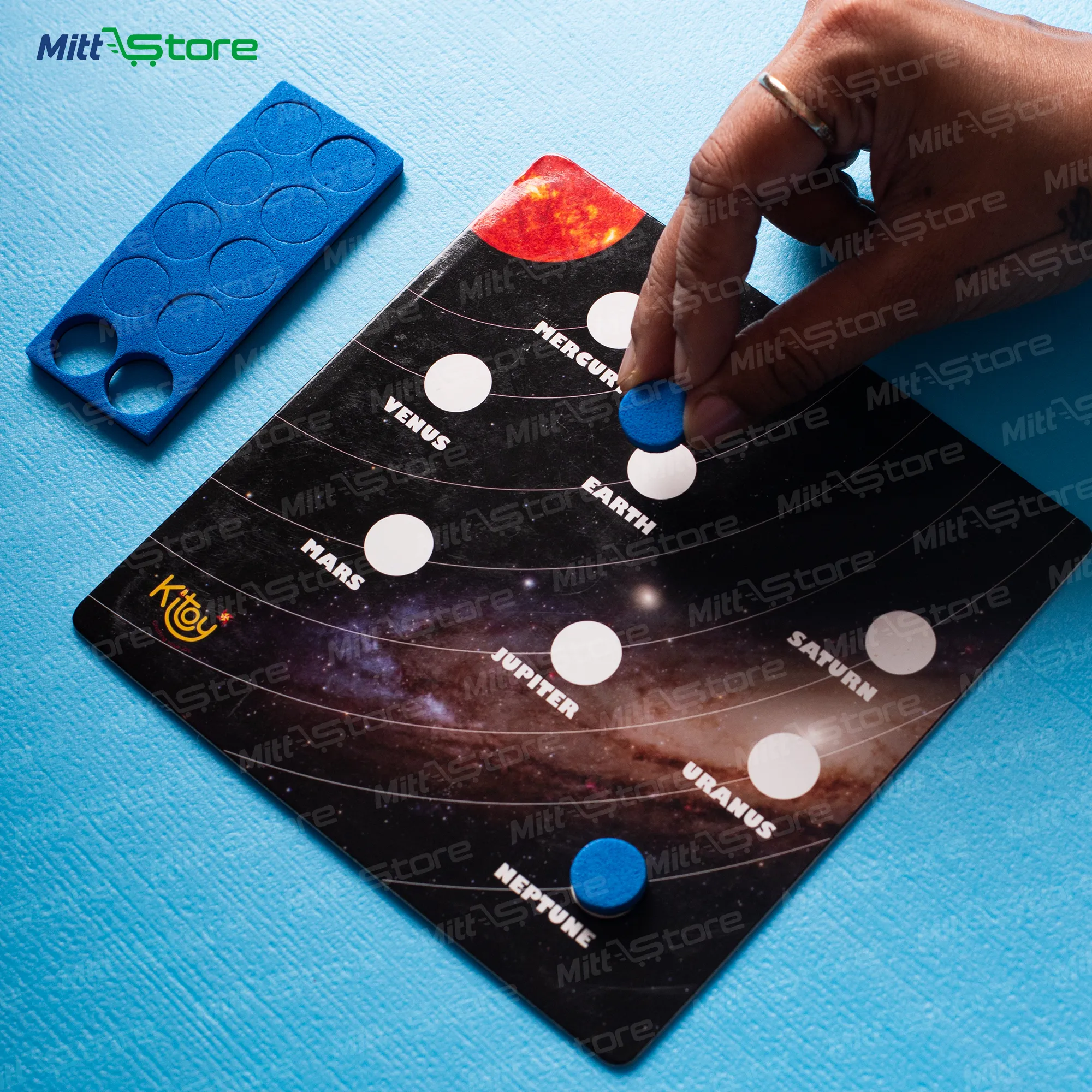 Magnaplay Solar System Magnetic Learning Board for Kids