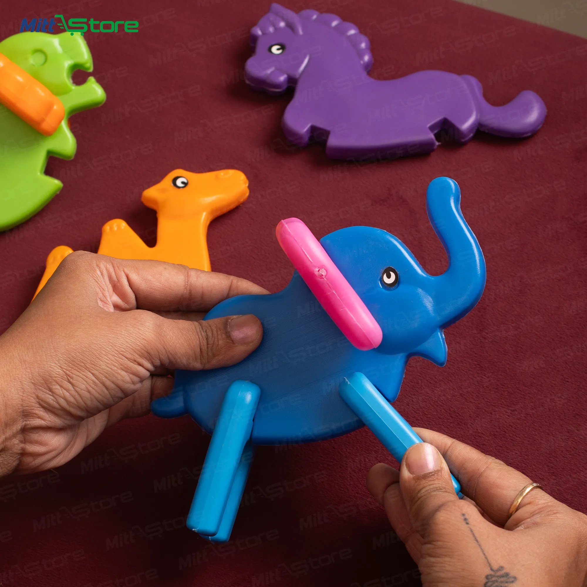 Animal Safari – 3-Step Animal Building Block Set