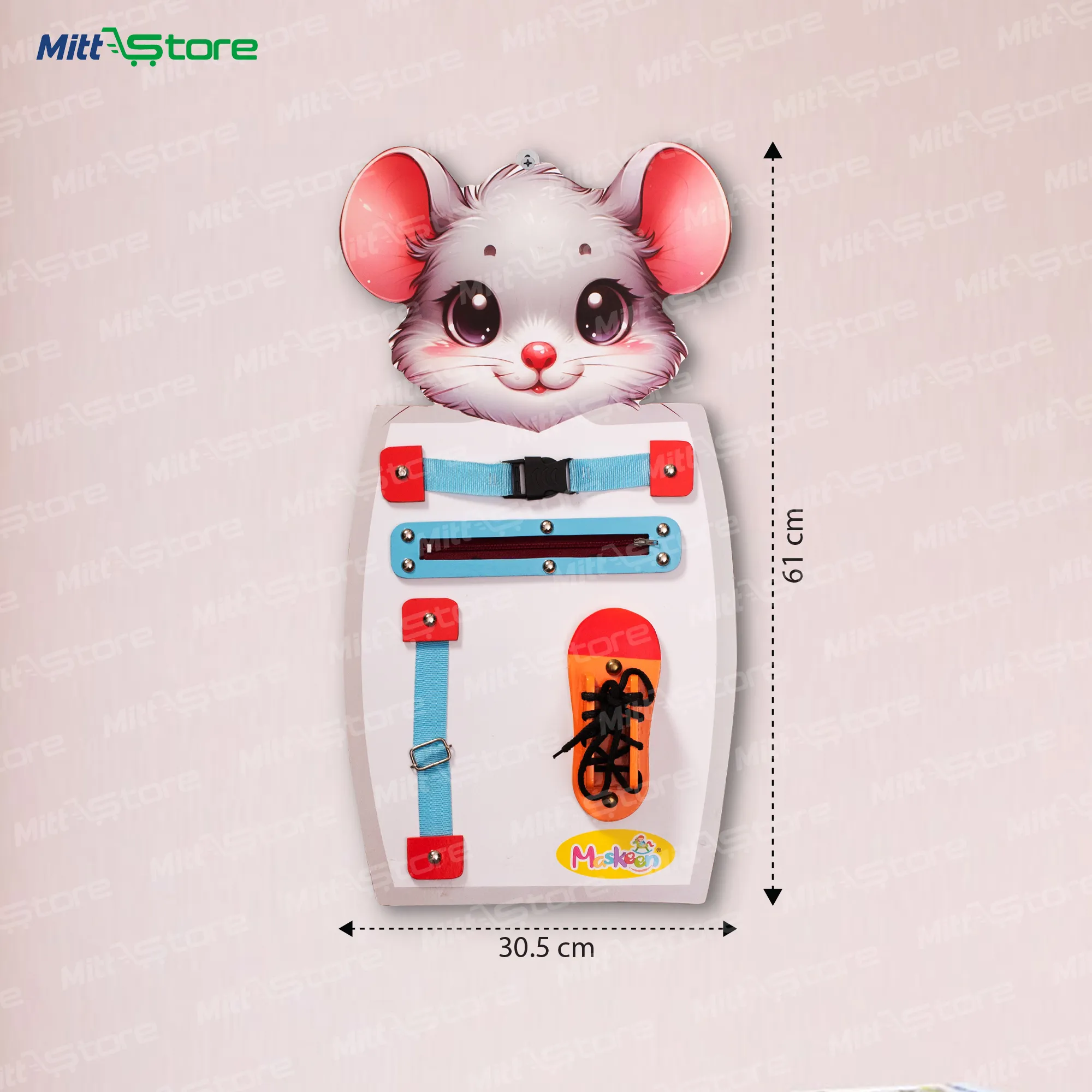 Rat Busy Board – Engaging & Educational Activity Board for Kids