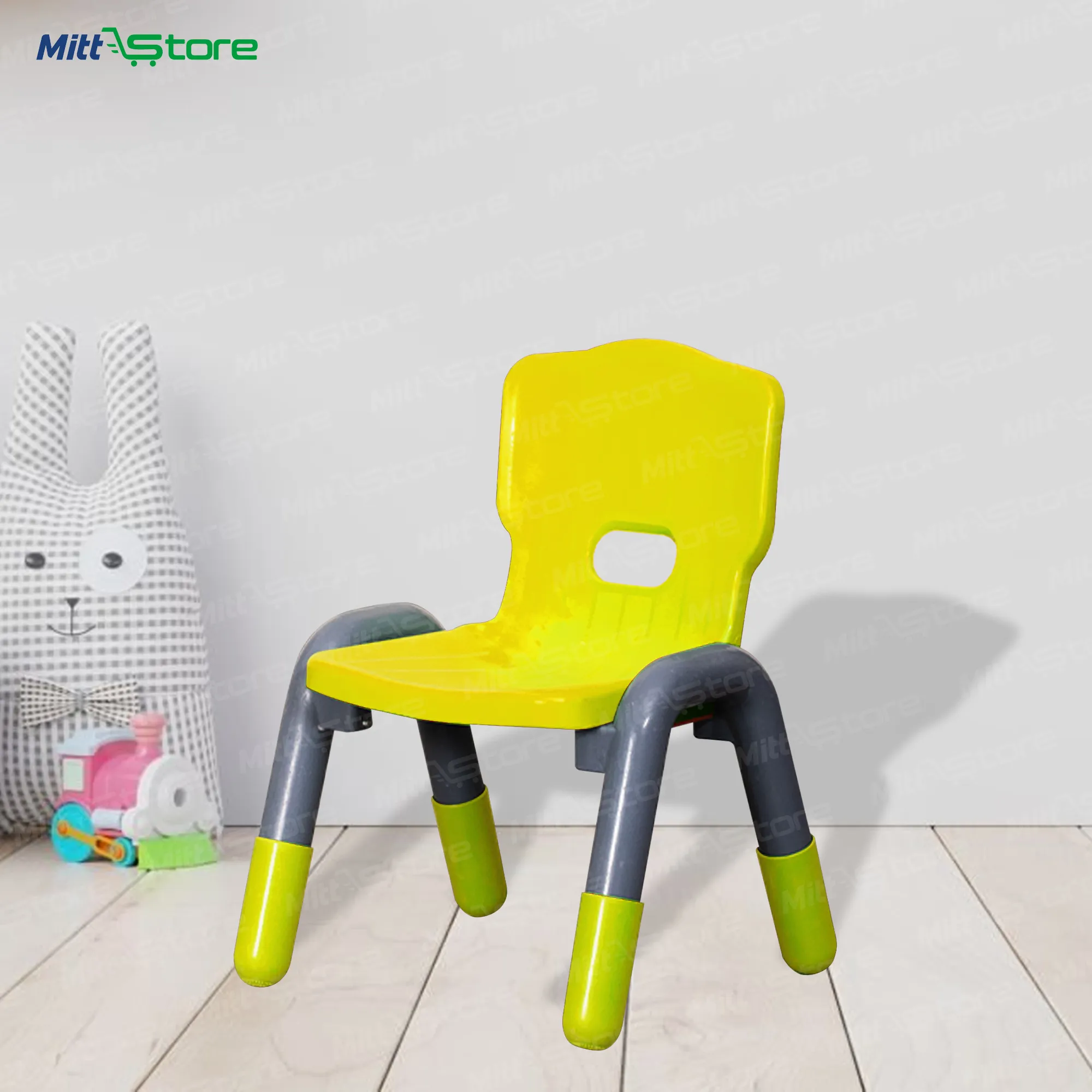 Prem Pipe Chair Yellow – Sturdy and Comfortable Seating for Kids