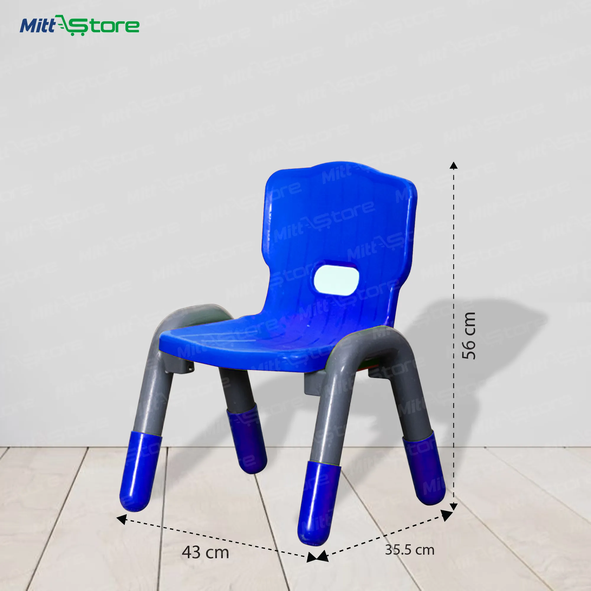 Prem Pipe Chair Blue – Sturdy and Comfortable Seating for Kids