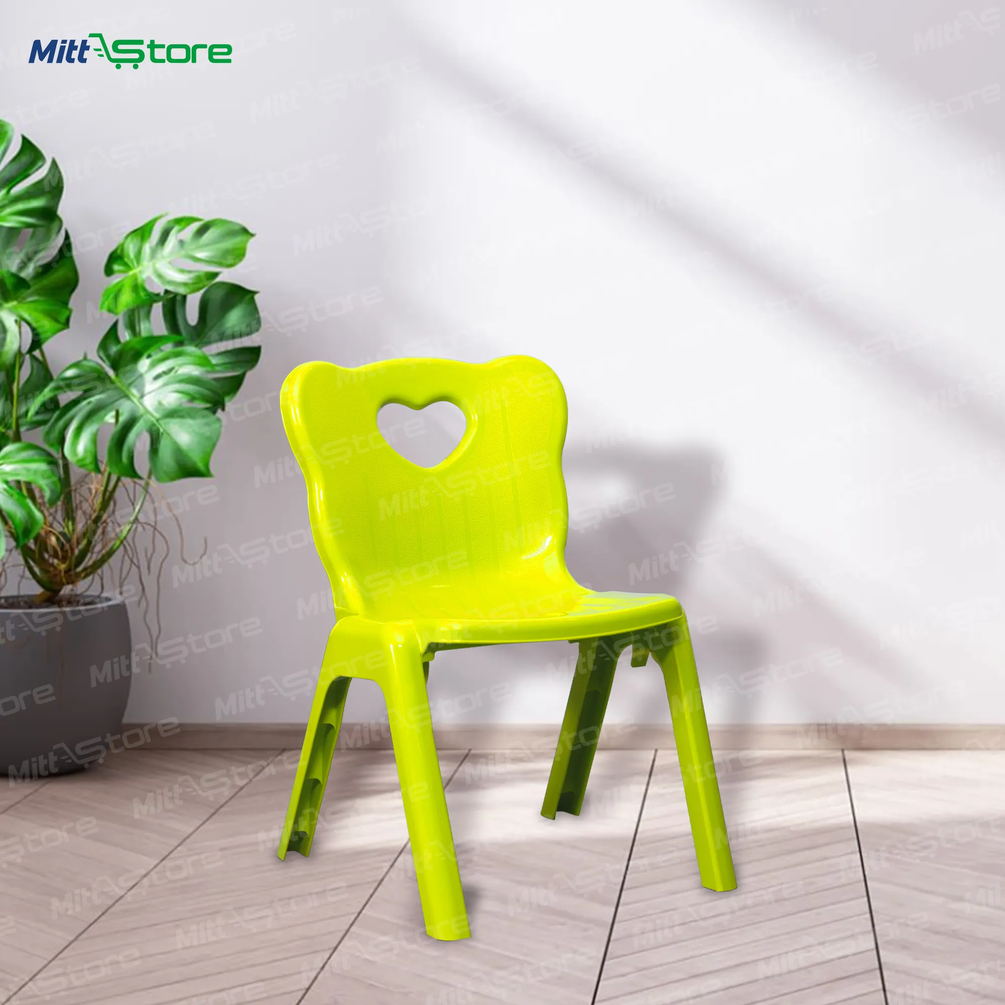 Yellow Heart Chair – Cute and Comfortable Seating for Kids
