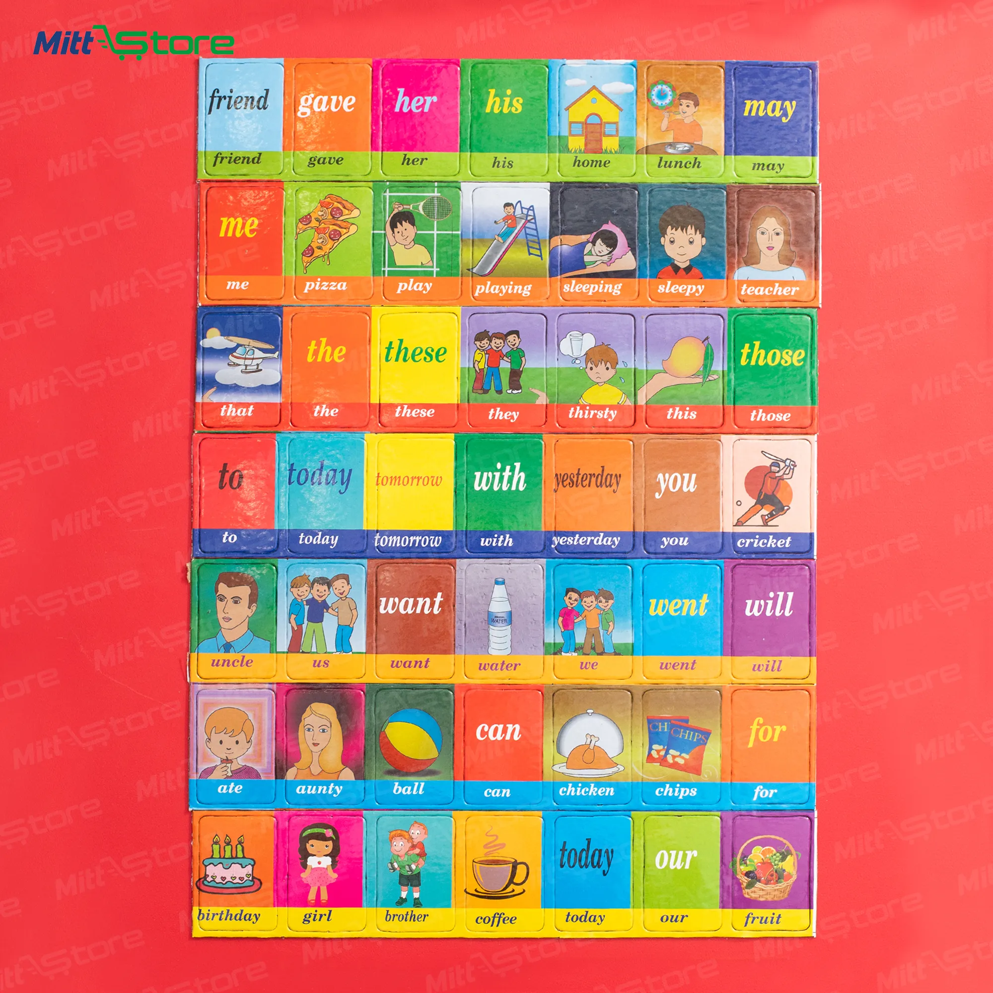 Sentence Maker – Cutouts for Kids (98 Word & Image Card)