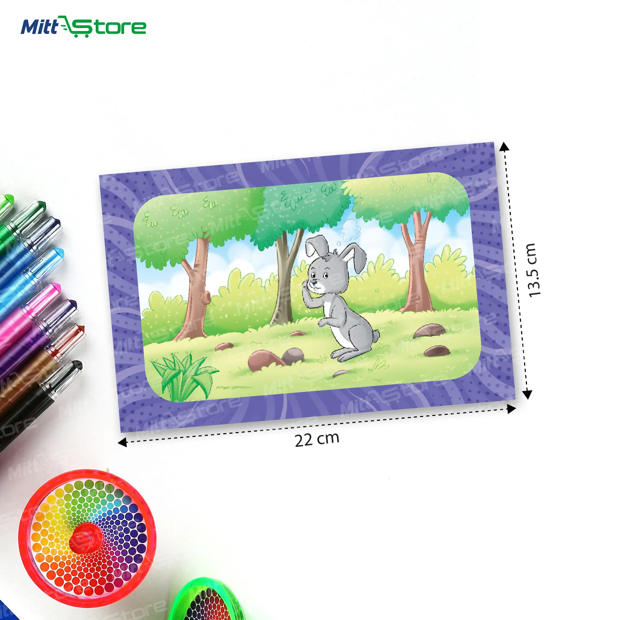 Story Cards – 3 English & 2 Hindi Tales for Early Readers (25 Double-Sided Print)