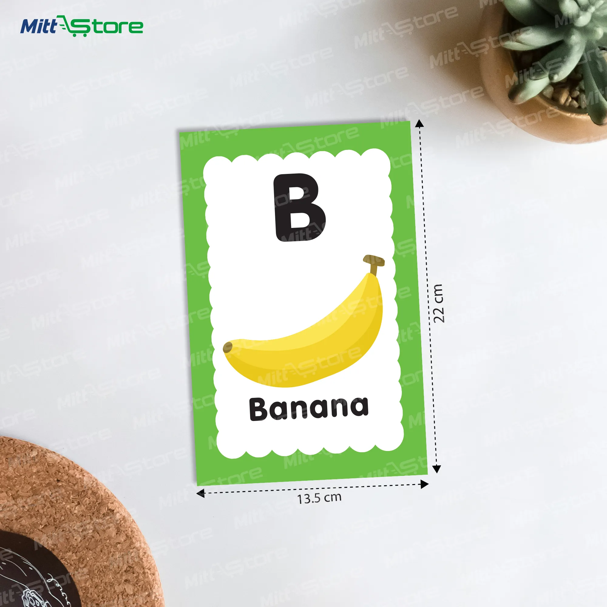 Alphabet & Numbers Flashcards – 36 Early Learning Cards for Kids