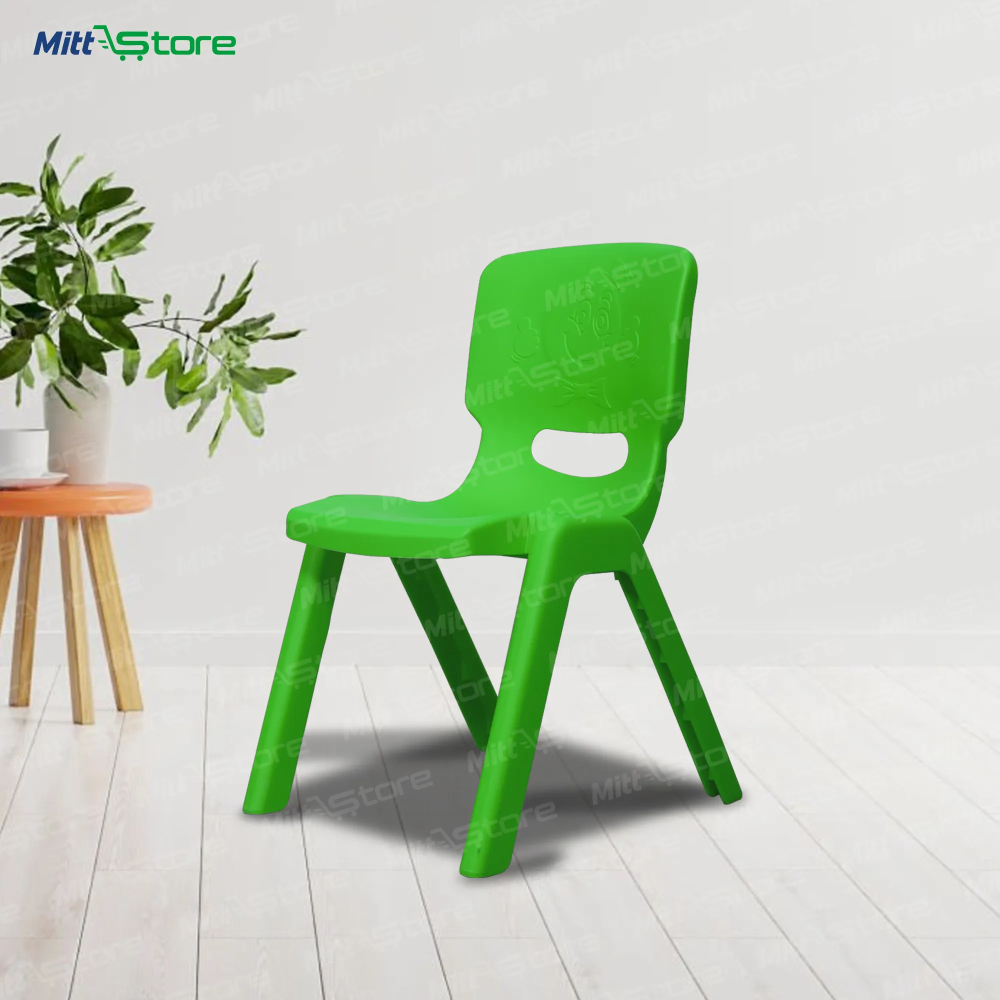 SR green Plastic Chair – Durable and Comfortable Seating for Kids